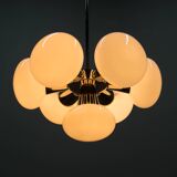 Lustre de l'ère spatiale Spoutnik de Kamenicky Senov, années 1970
