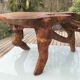 Brutalist teak root coffee table