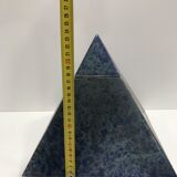 Pyramid-shaped ceramic covered box