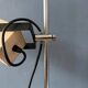 Cream taupe 70s vintage Philips space age floor lamp