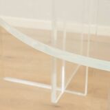 Table basse en verre acrylique