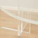Table basse en verre acrylique