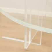 Acrylic glass coffee table