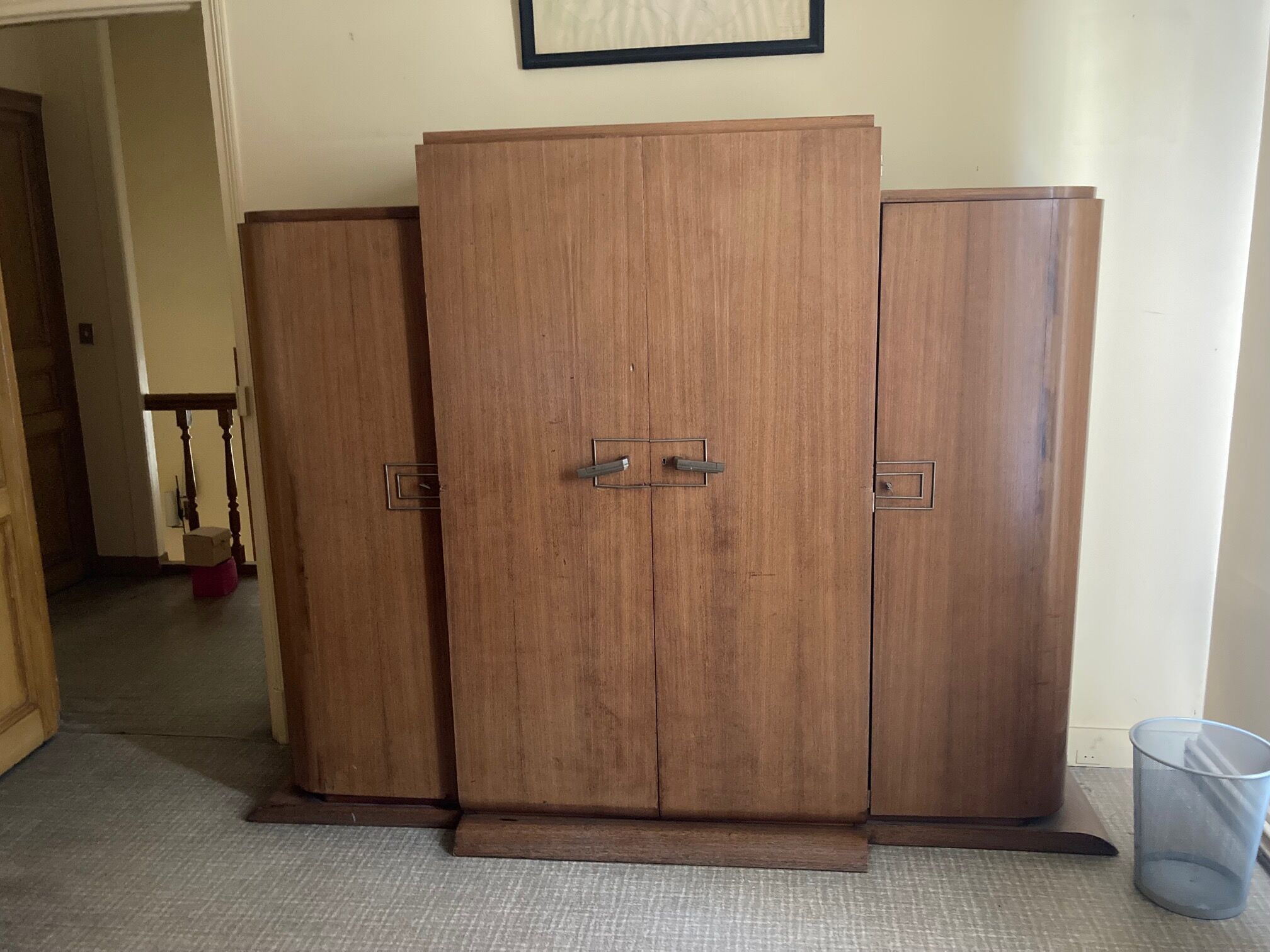 Art deco office cabinet