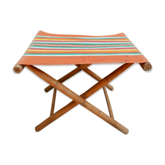 Former folding seat in canvas
