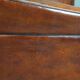 2.5-seater art deco style sofa in sheepskin