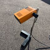 Vintage lampe Samp manade 1970 orange boomerang