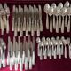 A cutlery set of 81 pieces.