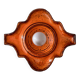 Vintage ceramic wall lamp, Hustadt wall lamp, Pop Art