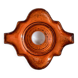 Vintage ceramic wall lamp, Hustadt wall lamp, Pop Art