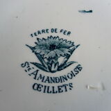 Eight dessert plates in Terre de Fer