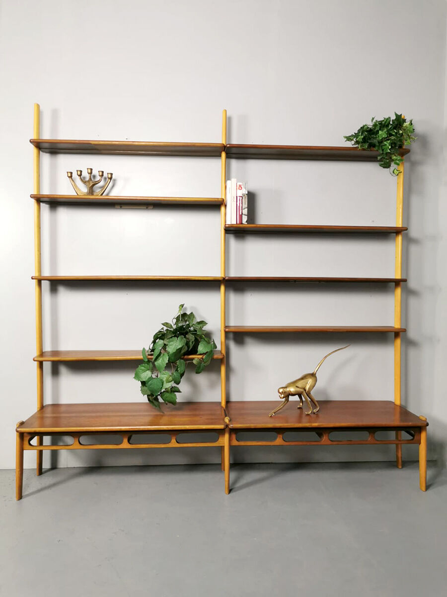 Set of 2 vintage design wall units by William Watting for A. Mikael Laursen