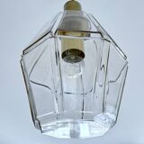 Large Vintage Limburg Glass Pendant Light