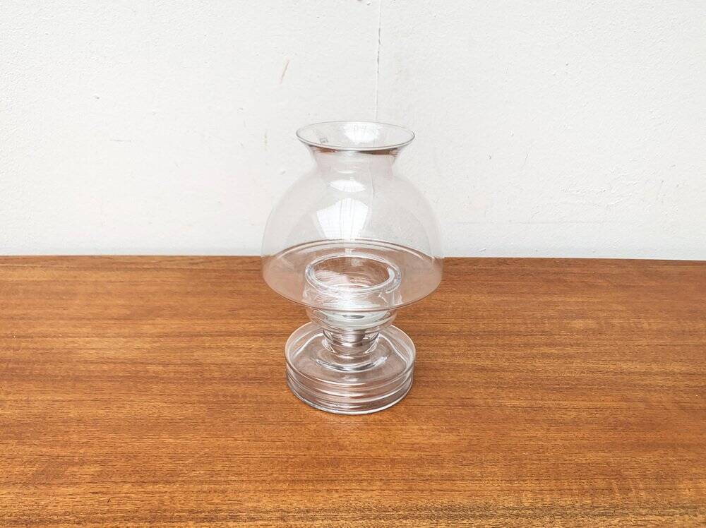 Grand porte-bougie Apollo en verre finlandais vintage par Nanny Still pour Riihimäen Lasi, années 1970