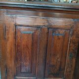 Grand Buffet Antique Du 17ème Siècle En Noyer Du Nord De l'Italie