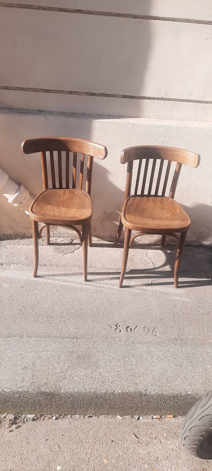 Paire de chaises bistrot