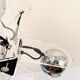 Vintage Chrome & Acrylic Pendant Lamp in the Style of Gino Sarfatti , 1970s