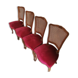 Set of 4 Louis XV style chairs