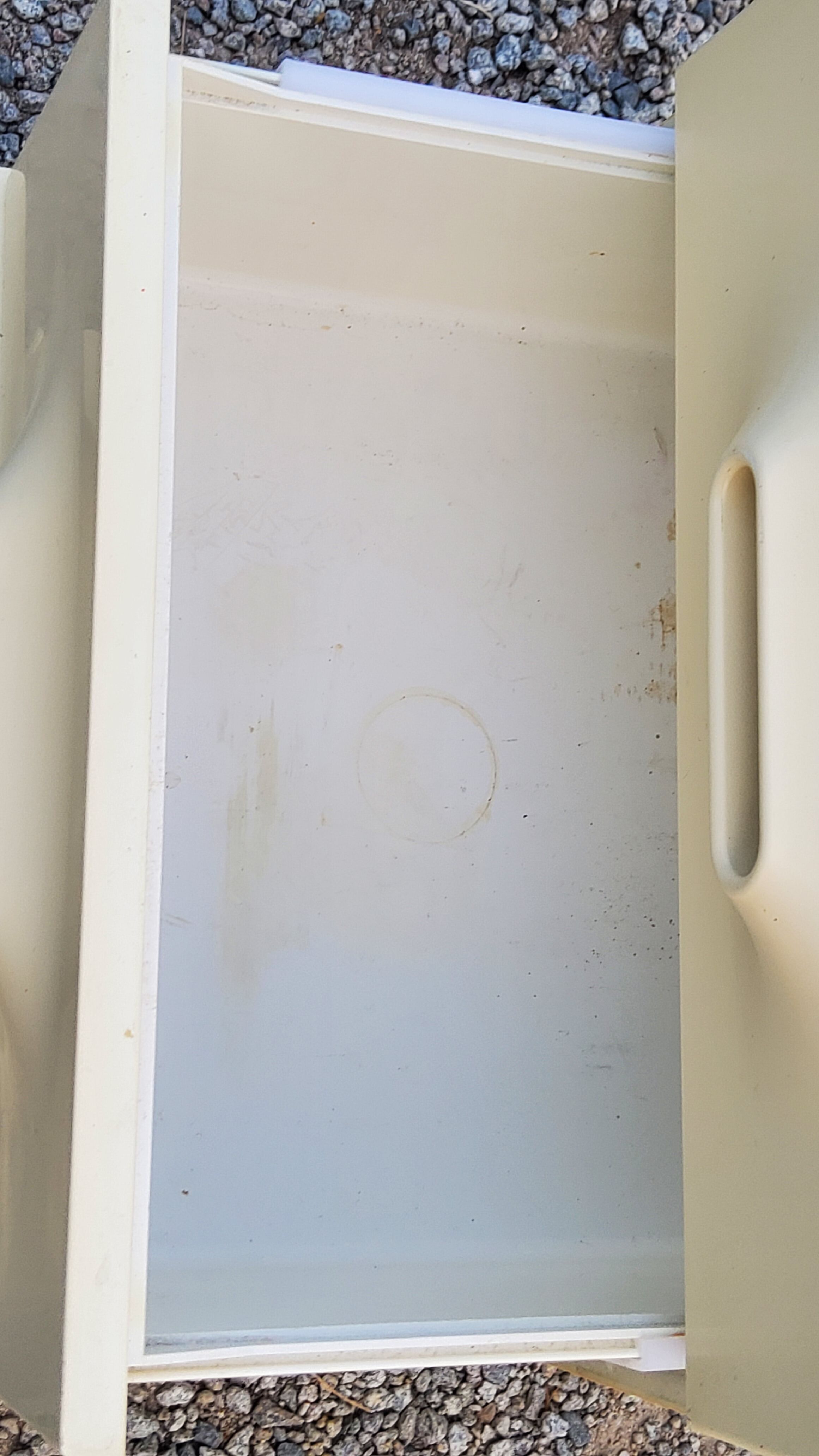 Marc Held chest of drawers in plastic from the 70s