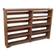 Wall shelf in antique wood