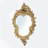 20th Century Belgium gold framed mirror in Louis XV style