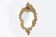 20th Century Belgium gold framed mirror in Louis XV style