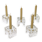 Set of 5 Candle Holders | "Ri-Jalka" Juhava Finland | 1960s
