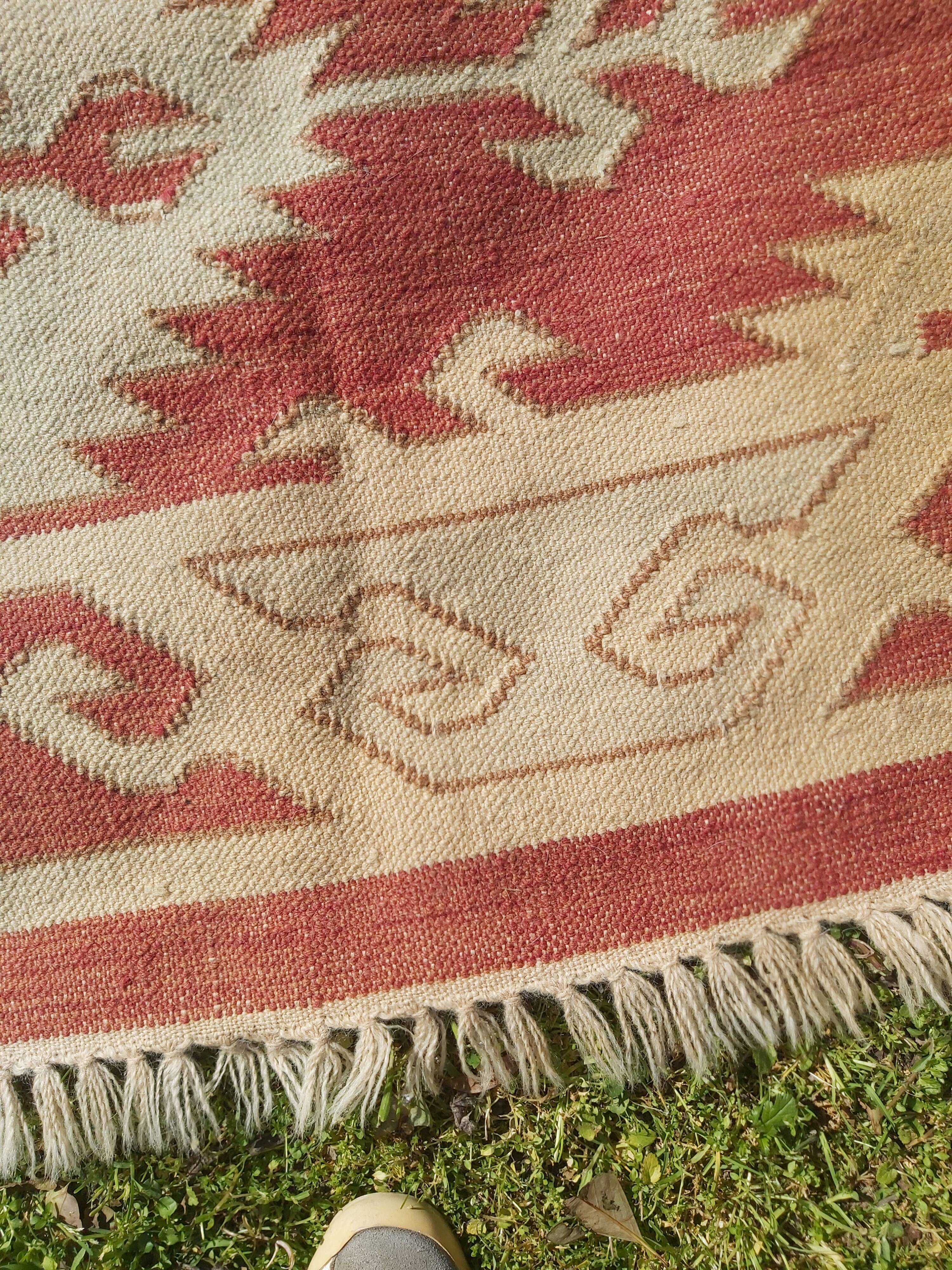 Hand-woven Kilim Années 60 années 70
