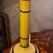 Pair of bedside lamps, signed Chaumette ceramic