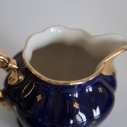 Painted porcelain tea and coffee service, mid-20th century, Poland, 1960.