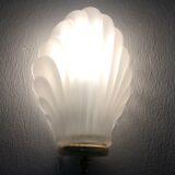 Vintage shell wall lamp 70s