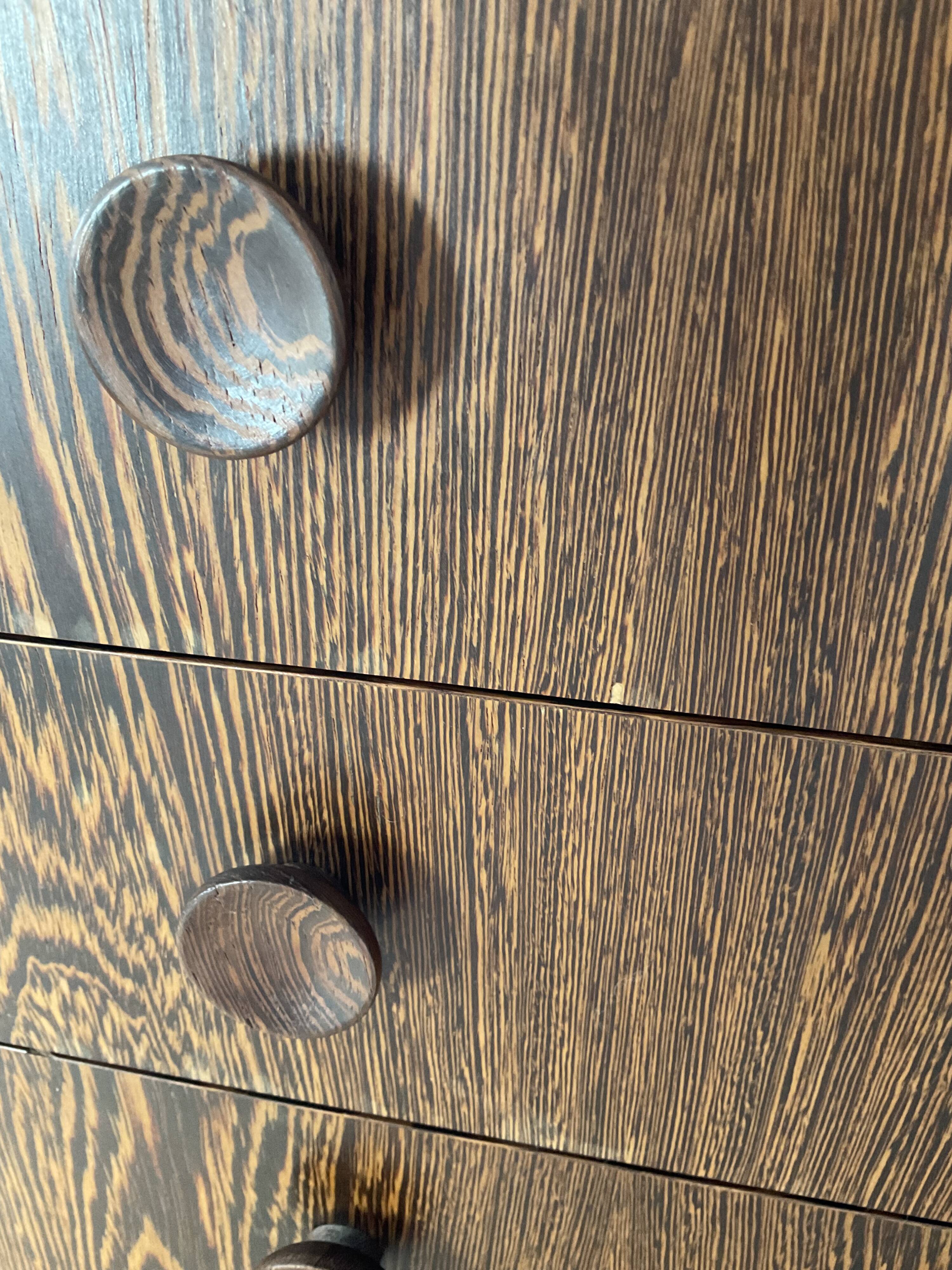 Vintage rosewood chest of drawers 60s