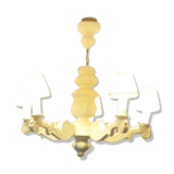 Wood chandelier 5 branches