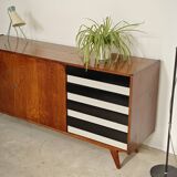 Black and white U 460 sideboard by Jiri Jiroutek for Interier Praha 1960