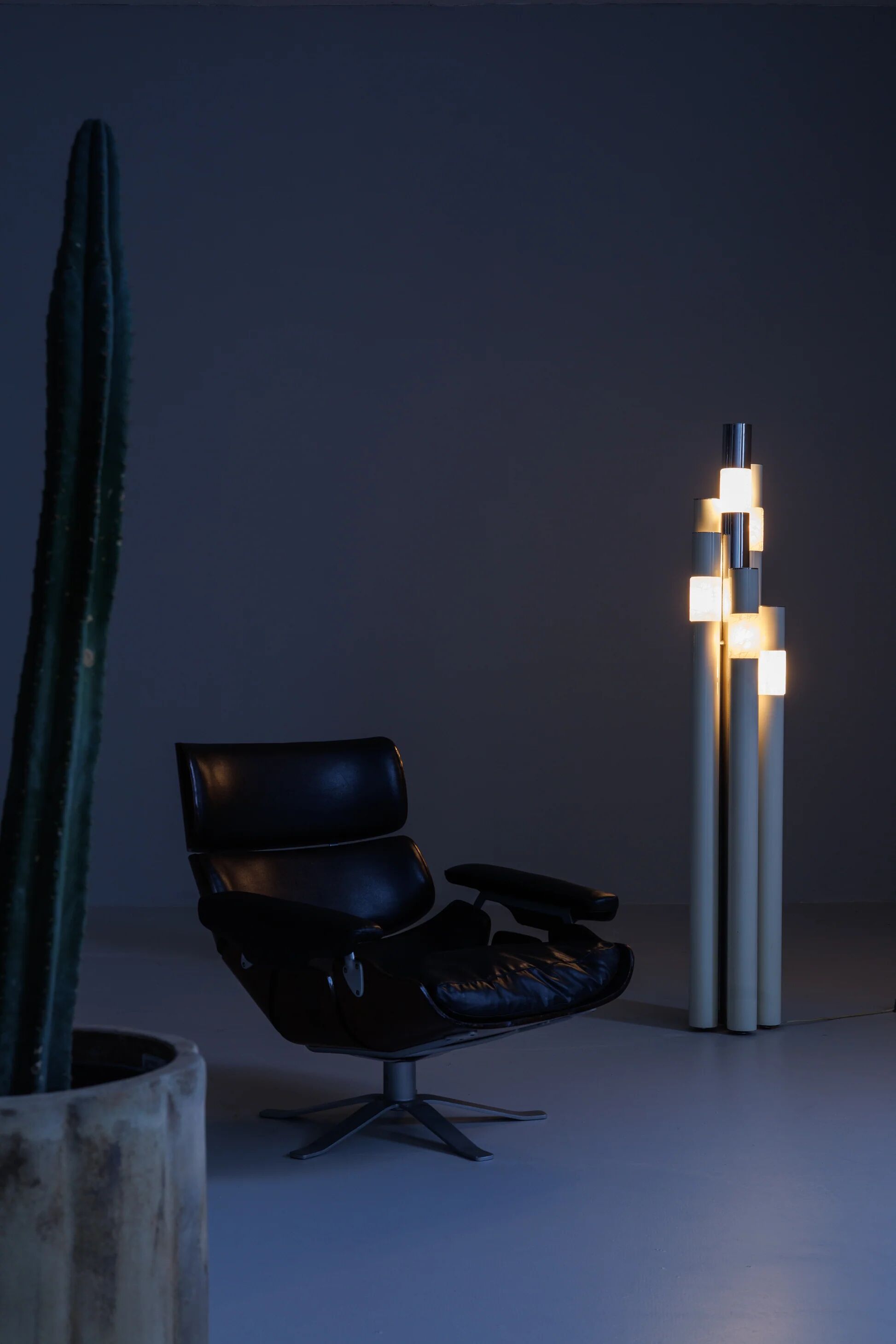 Sculptural floor lamp by Angelo Brotto for Esperia