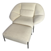 Paipai armchair Cinna + footrest