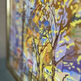 Vintage painting of Paris's grand avenues.