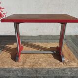 Bistro table, wood and aluminum