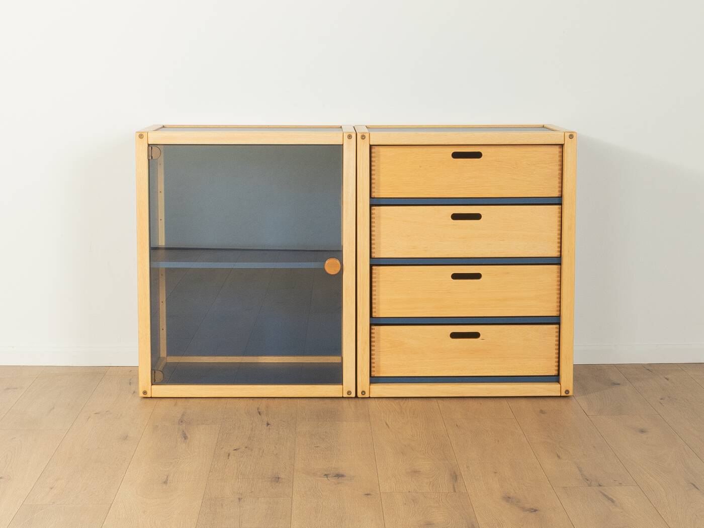 Two-piece modular profile system from the 1970s by Flötotto
