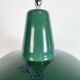 Large Industrial Green Enamel Factory Pendant Lamp, 1960s