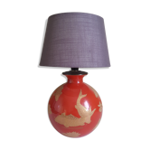 Lamp golden Carp Koi pattern