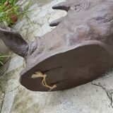 Resin rhino head