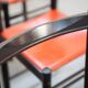 Table and 6 chairs mod. ibisco, 70's/80's
