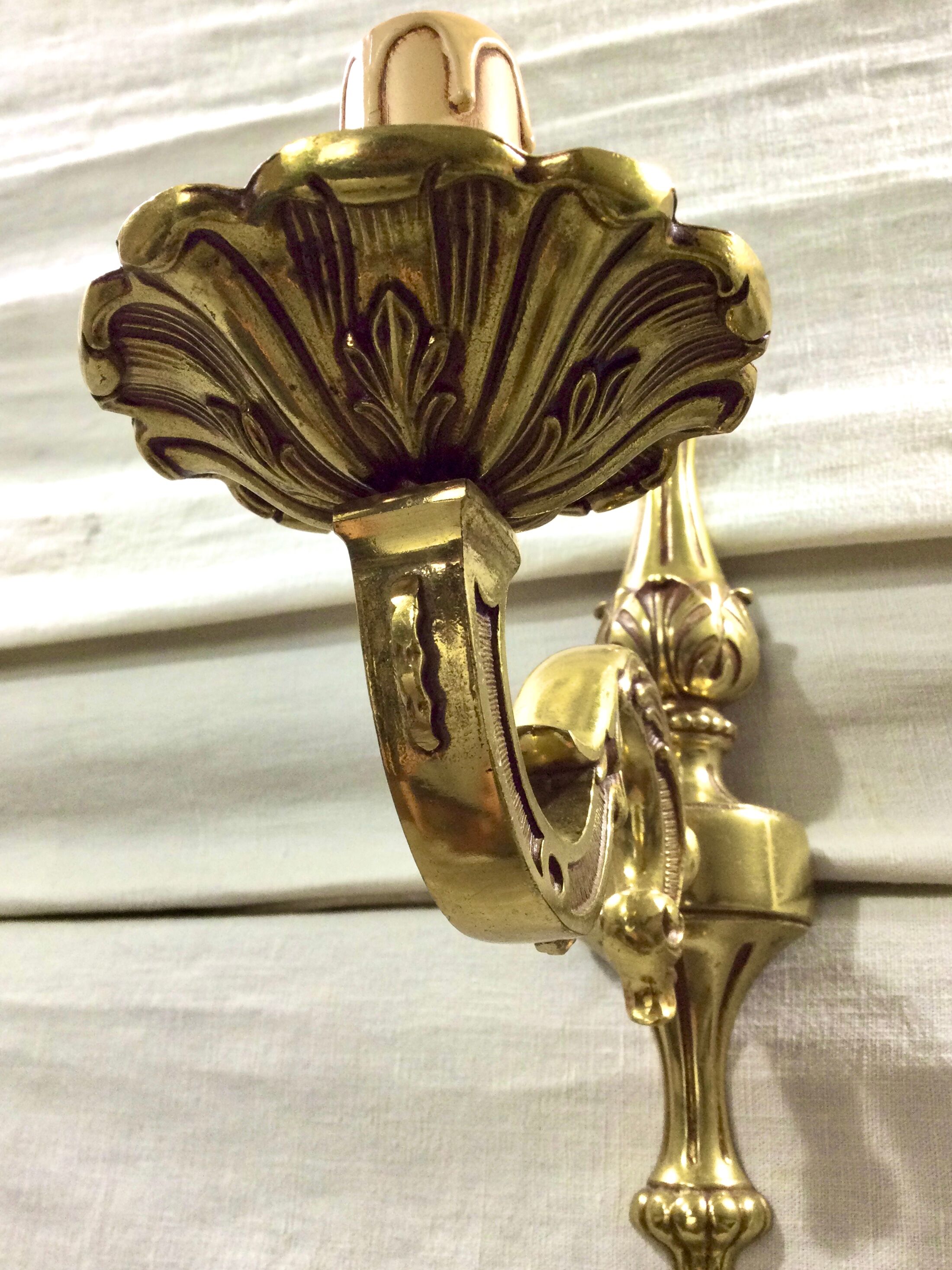Sconce 1 bronze light in Louis XV style