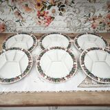 Set of 6 Villeroy & Boch Acapulco style fondue plates