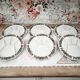 Lot de 6 assiettes à fondue Villeroy & Boch style Acapulco
