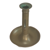 Old copper cellar rat candle holder