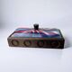 Modernist enamel vanity box by J. Capo Esmaltes, Spain, 1970s