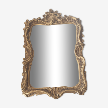 Golden mirror 54×36 cm