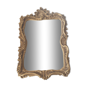 miroir doré 54×36 cm